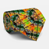 抽象芸術フラクタル首輪 ネクタイ (ロール)