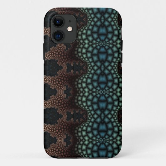 抽象芸術フラクタル・アートiphoneケース Case-Mate iPhoneケース (裏面)