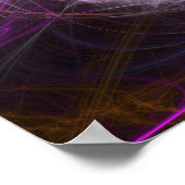 抽象芸術フラクタル ポスター (角)