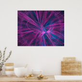 抽象芸術フラクタル ポスター (キッチン)