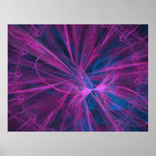 抽象芸術フラクタル ポスター (正面)