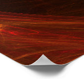 抽象芸術フラクタル ポスター (角)