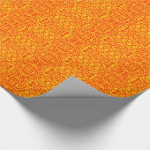 抽象芸術フラクタル（赤とオレンジ） ラッピングペーパー (角)