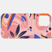 抽象芸術フラットフローラ Case-Mate iPhoneケース (裏面 (横))