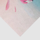 抽象芸術フラミンゴ油彩画デコページ 薄葉紙 (詳細)