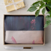 抽象芸術フラミンゴ油彩画デコページ 薄葉紙 (ギフト)