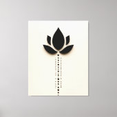 抽象芸術フラワーアート キャンバスプリント (正面)