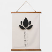 抽象芸術フラワーアート 吊り下げ型タペストリー (正面)