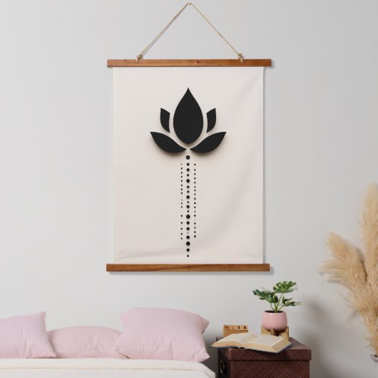 抽象芸術フラワーアート 吊り下げ型タペストリー (寝室)