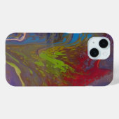 抽象芸術フラワーオリジナルアートiPhone / iPadケース Case-Mate iPhoneケース (裏面 (横))