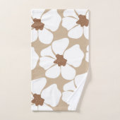 抽象芸術フラワーグラム#2 #decor #art バスタオルセット (ハンドタオル)