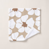 抽象芸術フラワーグラム#2 #decor #art バスタオルセット (ウォッシュタオル)