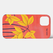 抽象芸術フラワーサンゴフローラ幾何学名 Case-Mate iPhoneケース (裏面 (横))
