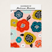 抽象芸術フラワーネックレスイヤリングジュエリーディスプレイ (正面)