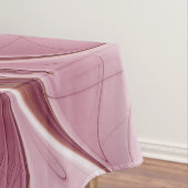 抽象芸術フラワーフラクタルアート&バーガンディの色合い テーブルクロス (インサイチュ)