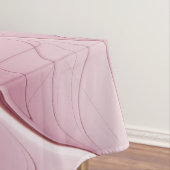 抽象芸術フラワーフラクタルアート&バーガンディの色合い テーブルクロス (インサイチュ)