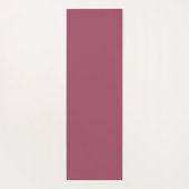 抽象芸術フラワーフラクタルアート&バーガンディの色合い ヨガマット (裏面)