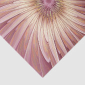 抽象芸術フラワーフラクタルアート&バーガンディの色合い 薄葉紙 (詳細)