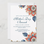 抽象芸術フラワーマザーズデイブランチ 招待状 (正面)