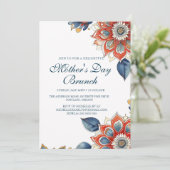 抽象芸術フラワーマザーズデイブランチ 招待状 (スタンド正面)