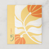 抽象芸術フラワーミックス結婚&マッチ プレイスカード (外部開封)