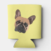 抽象芸術フランスのブルドッグクーラーボックス 缶クーラー (裏面)