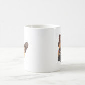 抽象芸術フランスのブルドッグコーヒーマグ コーヒーマグカップ (中央)