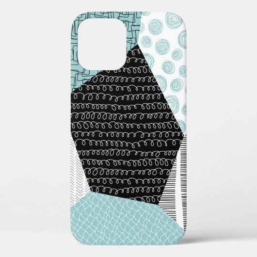 抽象芸術フリーハンドスケッチ芸術的:背景。 Case-Mate iPhoneケース (裏面)
