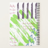 抽象芸術フリーハンドドール プランナー手帳 (裏面)