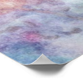 抽象芸術フリー手スケッチ水彩 ポスター (角)