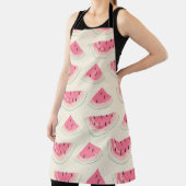 抽象芸術フルーツのシームレスなパターン。クリエイティブカラフル エプロン (インサイチュ)