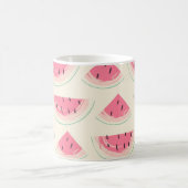 抽象芸術フルーツのシームレスなパターン。クリエイティブカラフル コーヒーマグカップ (中央)