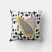 抽象芸術フルーツパパイヤドラゴンフルーツパタン クッション (裏面)