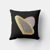 抽象芸術フルーツパパイヤドラゴンフルーツパターン クッション (裏面)