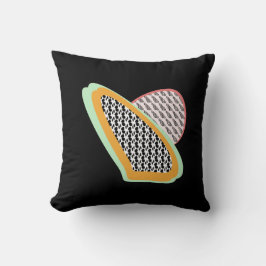 抽象芸術フルーツパパイヤドラゴンフルーツパターン クッション