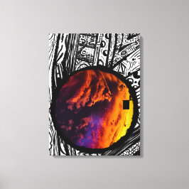 抽象芸術フレームアート写真(魔法スカイ) キャンバスプリント