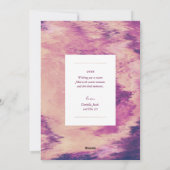 抽象芸術フレームメリークリスマスフォト シーズンカード (裏面)