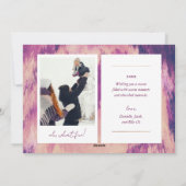 抽象芸術フレームメリークリスマス2写真 シーズンカード (裏面)