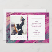 抽象芸術フレームメリークリスマス2写真 シーズンカード (裏面)