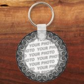 抽象芸術フレームARTs GEO 1 +写真 キーホルダー (正面)