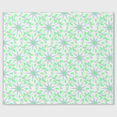 抽象芸術フロザー形状シームレスパターン ラッピングペーパー (フラット)