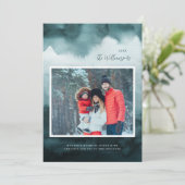 抽象芸術フロストモダンホリデーフォトカード シーズンカード (スタンド正面)