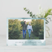 抽象芸術フロストモダンホリデーフォトカード シーズンカード (スタンド正面)