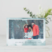 抽象芸術フロストモダンホリデーフォトカード シーズンカード (スタンド正面)