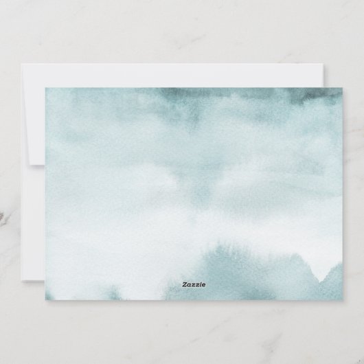 抽象芸術フロストモダンホリデーフォトカード シーズンカード (裏面)