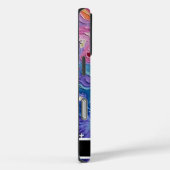 抽象芸術フローカラーのカスタマイズ Case-Mate iPhoneケース (裏面 / 右)