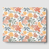 抽象芸術フローラと鳥の中世紀半モダンば結婚 ゲストブック (裏面)