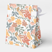 抽象芸術フローラと鳥の中世紀半モダンば結婚 フェイバーボックス (裏面サイド)