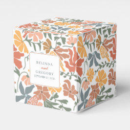 抽象芸術フローラと鳥の中世紀半モダンば結婚 フェイバーボックス