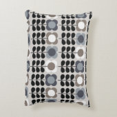 抽象芸術フローラのシームレスなパターン。北欧スタイル。ビ アクセントクッション (裏面(縦))